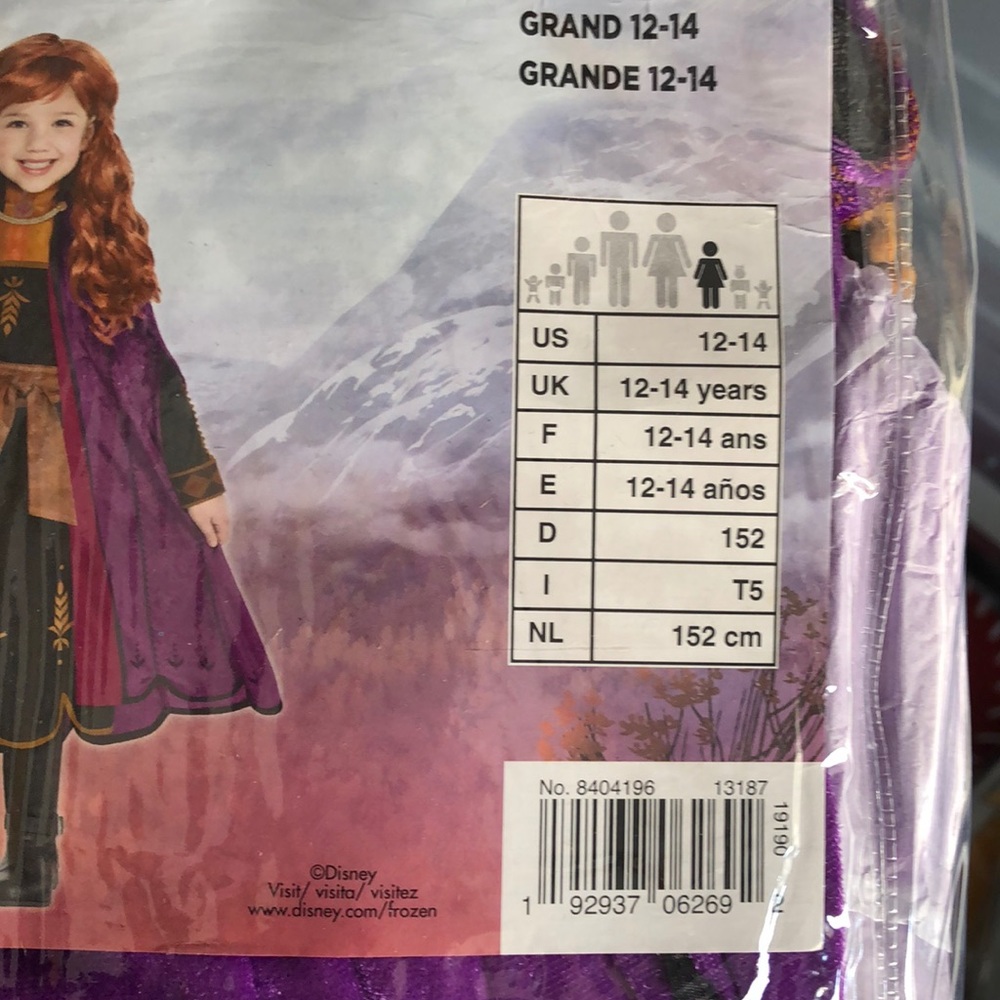 Frozen 2: Children’s Anna Costume! New! Blowout Price! - Picture 8 of 8